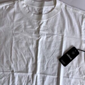 ALLBIRDS Women's Medium‎ Blizzard Cotton Tee Basic Short Sleeve Organic Cotton
